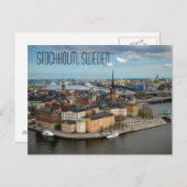 Carte postale Stockholm, Suède (Devant / Derrière)