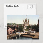 Carte Postale Stockholm Suède (Devant / Derrière)