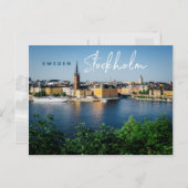 Carte Postale Stockholm, Suède (Devant / Derrière)