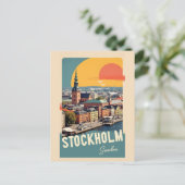 Carte Postale Stockholm Suède (Debout devant)