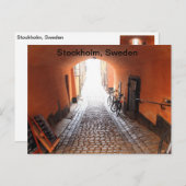 Carte Postale Stockholm, Suède (Devant / Derrière)