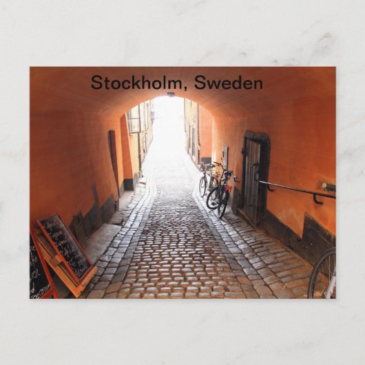 Carte Postale Stockholm, Suède (Devant)