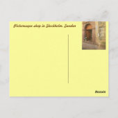 Carte Postale Stockholm, Suède (Dos)