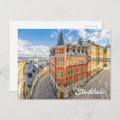 Carte Postale Stockholm, Suède (Devant / Derrière)