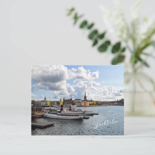 Carte Postale Stockholm Suède vue (Debout devant)