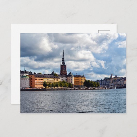 Carte Postale Stockholm Suède vue (Devant / Derrière)