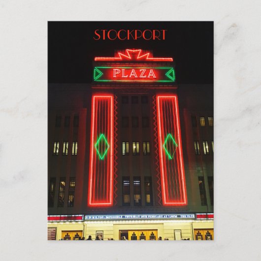 Carte Postale Stockport Plaza (Devant)