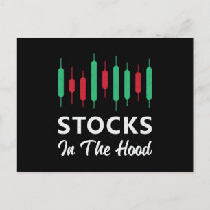 Carte Postale Stocks stocks Du Marché Dans Le Trader De Trading 