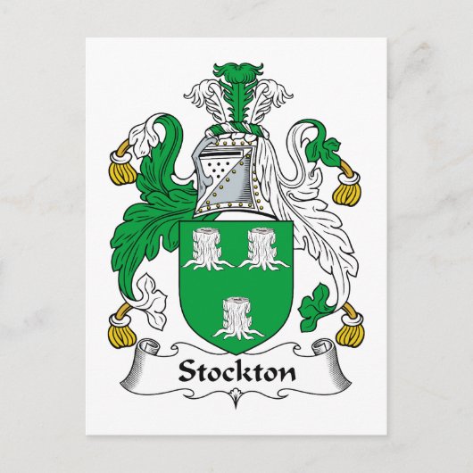 Carte Postale Stockton Family Crest (Devant)