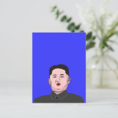 Carte Postale Stolid Kim Jong-un (Debout devant)