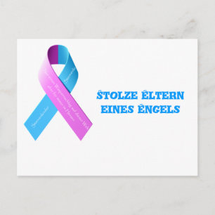 Carte Postale Stolze Postkarte Eltern eines Engels