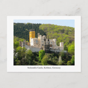 Carte postale Stolzenfels Castle Schloss Allemagne