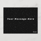 Carte Postale Stone de curling roulant comme l'orbite de la Terr (Dos)