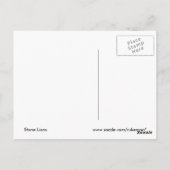 Carte postale Stone Lions (Dos)