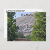 Carte Postale Stone Mountain Carving, Stone Mountain Georgia (Devant / Derrière)