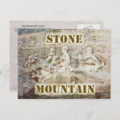 Carte Postale Stone Mountain, Géorgie (Devant / Derrière)