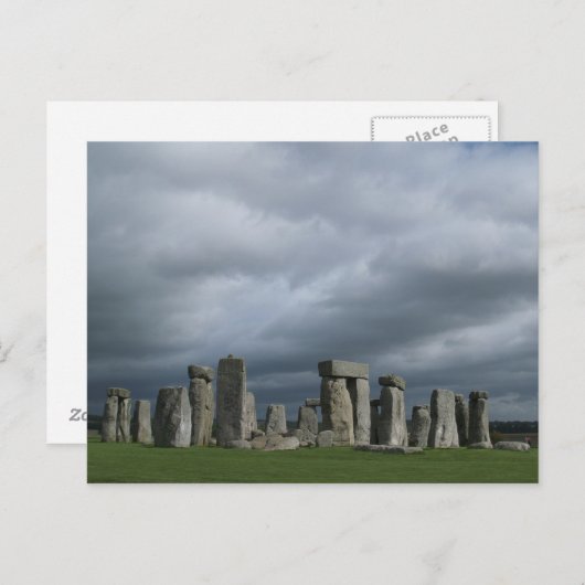 Carte Postale stonehenge (Devant / Derrière)