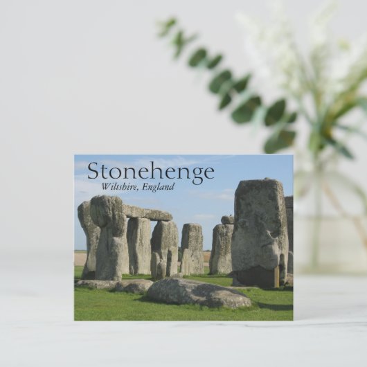 Carte Postale Stonehenge (Debout devant)