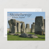Carte Postale Stonehenge (Devant / Derrière)
