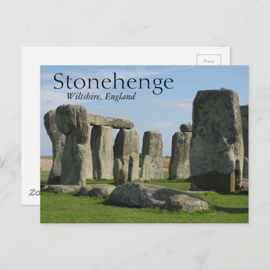 Carte Postale Stonehenge (Devant / Derrière)