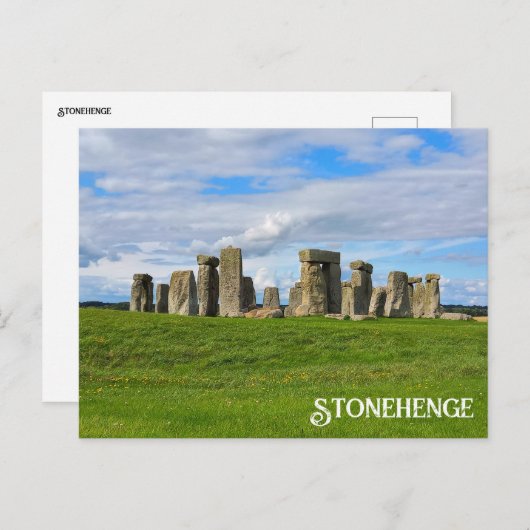 Carte Postale Stonehenge (Devant / Derrière)