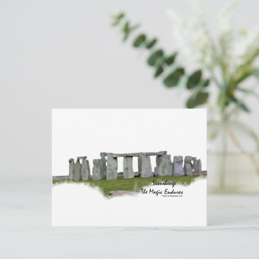 Carte Postale Stonehenge (Debout devant)