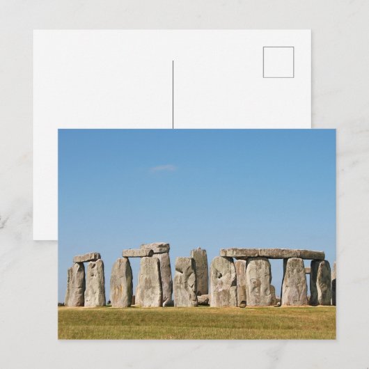 Carte Postale Stonehenge # 2 (Devant / Derrière)