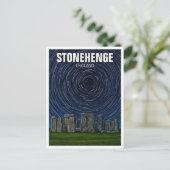 Carte Postale Stonehenge Angleterre Royaume-Uni Startrails (Debout devant)