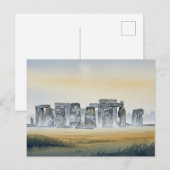 Carte Postale Stonehenge Angleterre Royaume-Uni Voyage (Devant / Derrière)