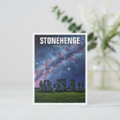 Carte Postale Stonehenge Angleterre Royaume-Uni Voyage (Debout devant)