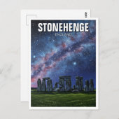 Carte Postale Stonehenge Angleterre Royaume-Uni Voyage (Devant / Derrière)