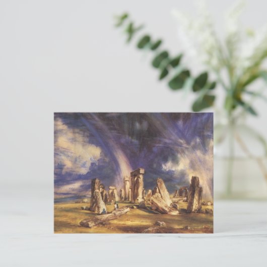 Carte Postale Stonehenge - par : John Constable (Debout devant)