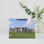 Carte Postale Stonehenge, plaine de Salisbury, Angleterre (Debout devant)