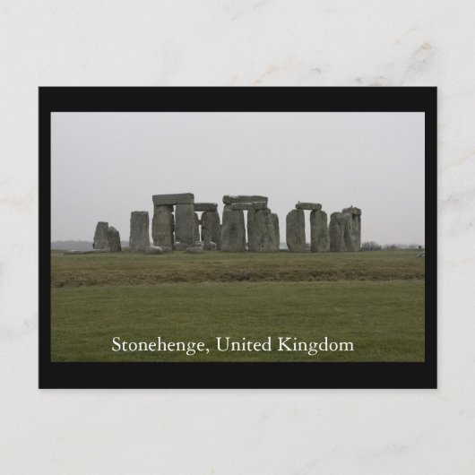 Carte Postale Stonehenge, Royaume-Uni (Devant)
