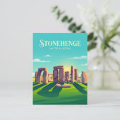 Carte Postale Stonehenge Royaume-Uni (Debout devant)