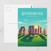 Carte Postale Stonehenge Royaume-Uni (Devant / Derrière)