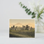 Carte Postale Stonehenge, Salisbury, Angleterre Photochrom rare (Debout devant)