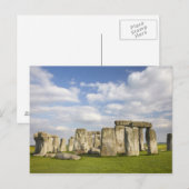 Carte Postale Stonehenge (vers 2500 avant JC), UNESCO World 2 (Devant / Derrière)