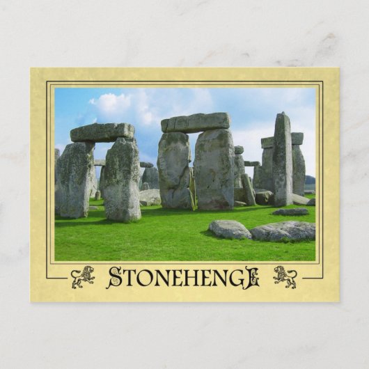 Carte Postale Stonehenge, Wiltshire, Angleterre (Devant)