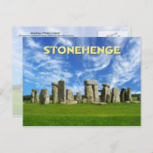 Carte Postale Stonehenge, Wiltshire, Angleterre (Devant / Derrière)