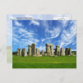 Carte Postale Stonehenge, Wiltshire, Angleterre (Devant / Derrière)