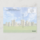 Carte Postale Stonehenge, Wiltshire, Angleterre (Dos)
