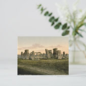 Carte Postale Stonehenge, Wiltshire, Angleterre c.1895 (Debout devant)