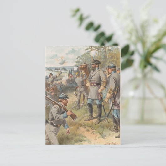 Carte Postale Stonewall Jackson au Premier Manassas (Debout devant)