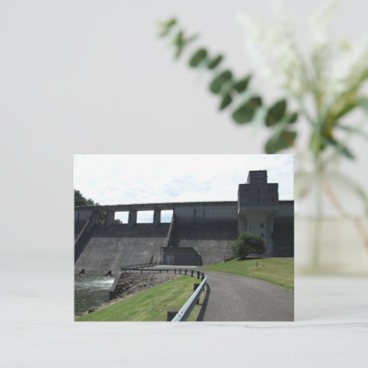 Carte Postale Stonewall Jackson Dam, West Fork River, Weston, WV (Debout devant)