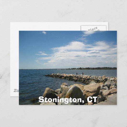 Carte Postale Stonington, CT (Devant / Derrière)