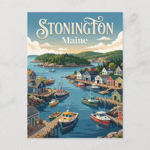 Carte Postale Stonington, Maine