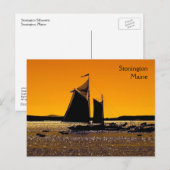 Carte Postale Stonington Silhouette (Devant / Derrière)