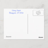 Carte postale Stony Creek (Dos)