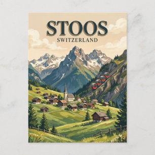 Carte Postale Stoos Suisse